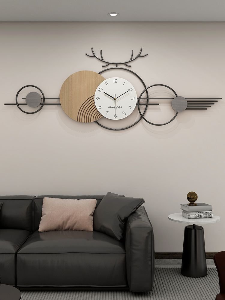 Horloge murale artisanale